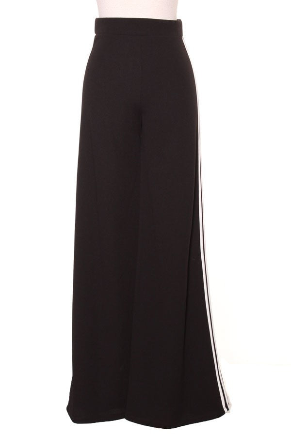 Black Wide-Leg Pants