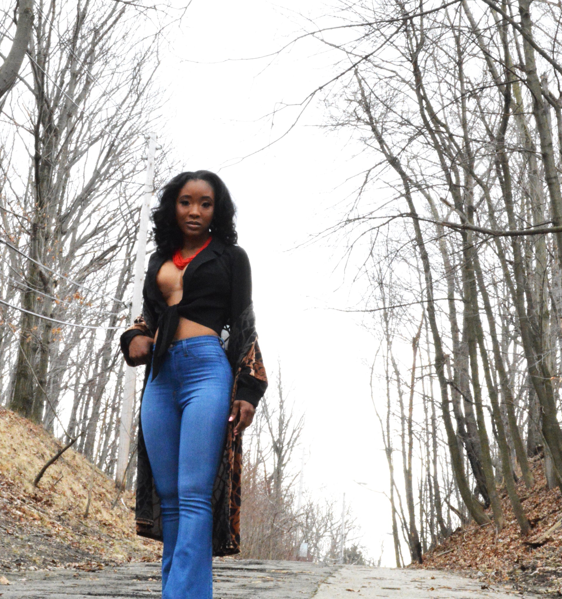 Ring The Alarm | High Waist Wide Leg Jeans