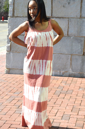 Peace & Love | Tie Die Maxi Dress