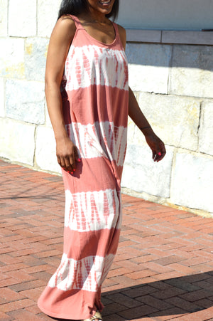 Peace & Love | Tie Die Maxi Dress