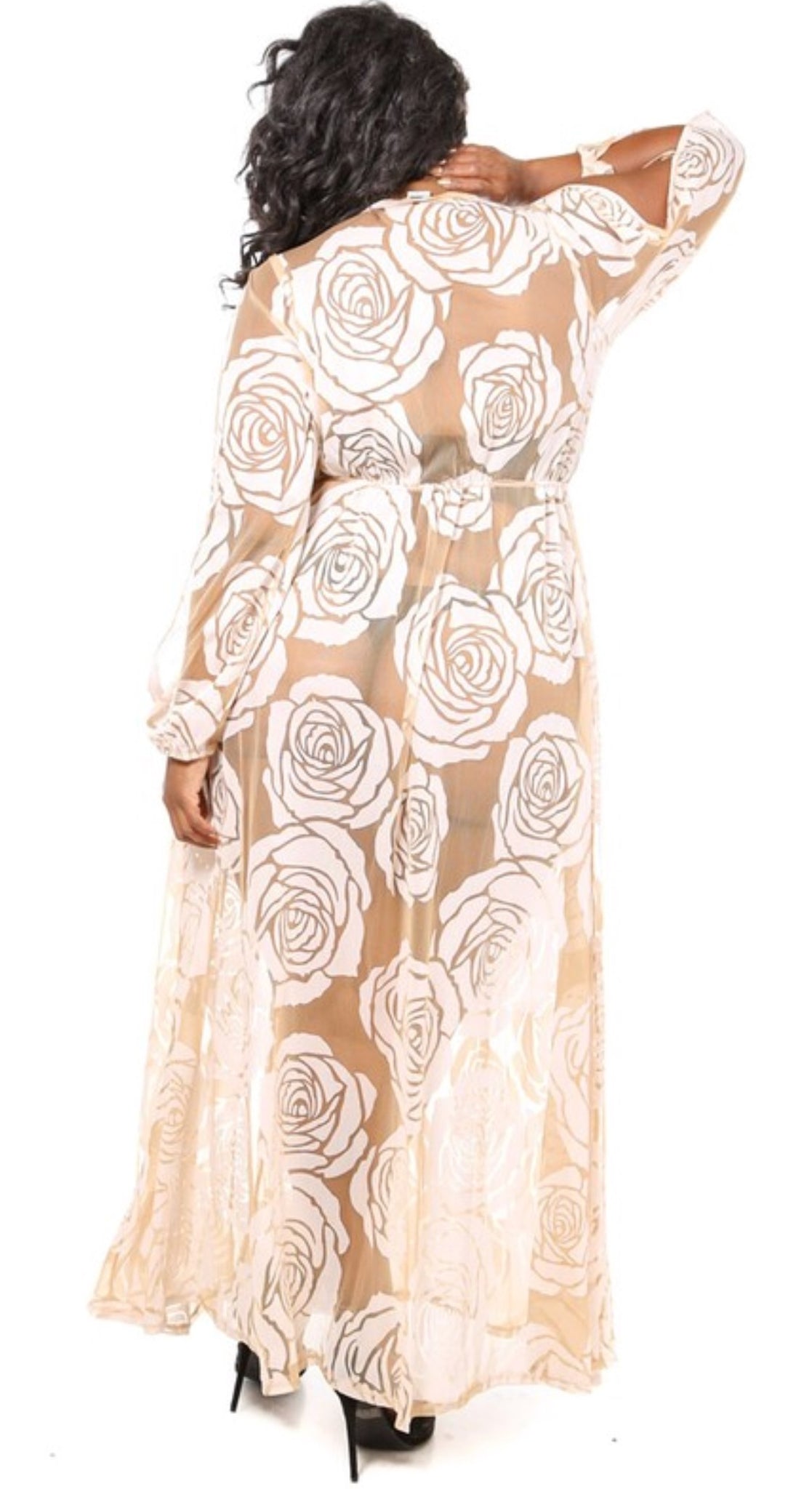 sheer plus size dresses Plus Size Sheer Maxi