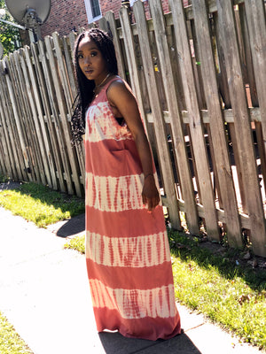 Peace & Love | Tie Die Maxi Dress