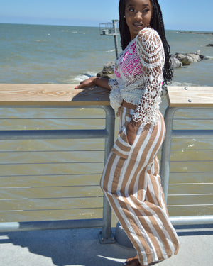 Life's A Beach | Striped Palazzo Pants